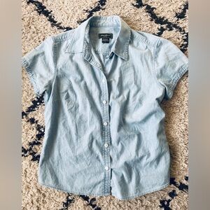 Eddie Bauer Blue Denim Shirt